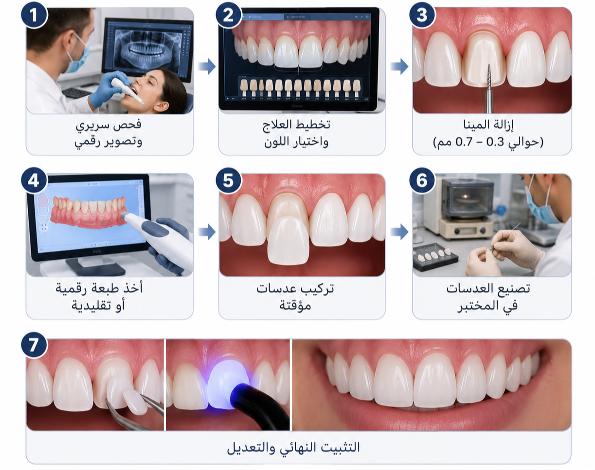 إجراء عدسات الأسنان في تركيا - Care Bridge US