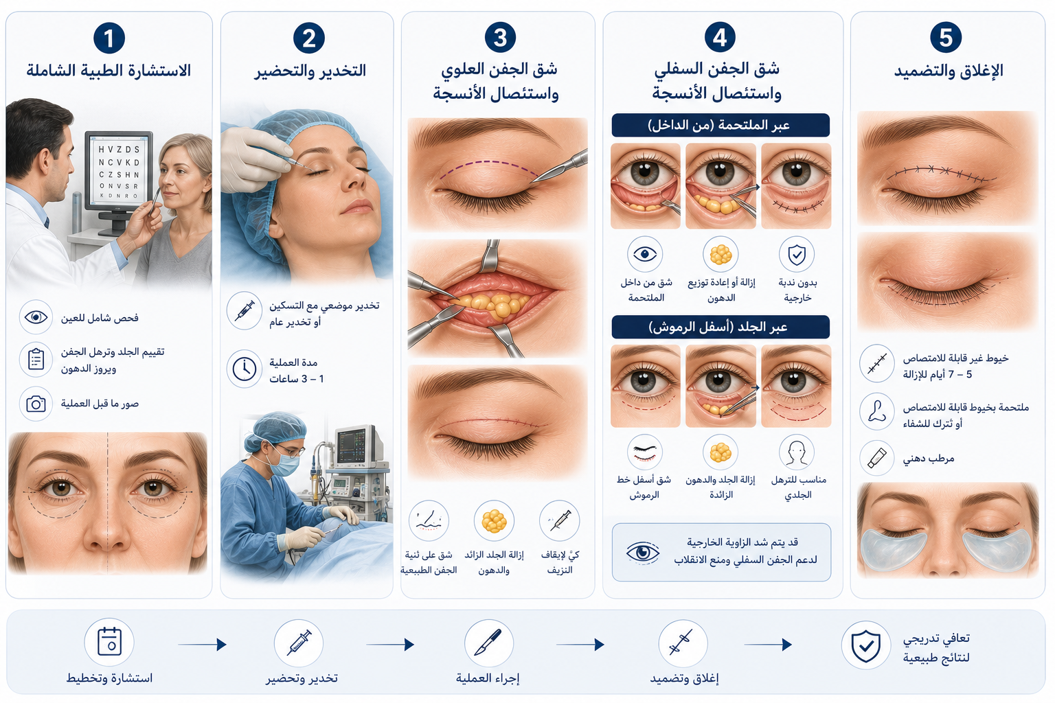 مراحل عملية تجميل الجفون في تركيا - Care Bridge US مراحل عملية تجميل الجفون في تركيا - Care Bridge US